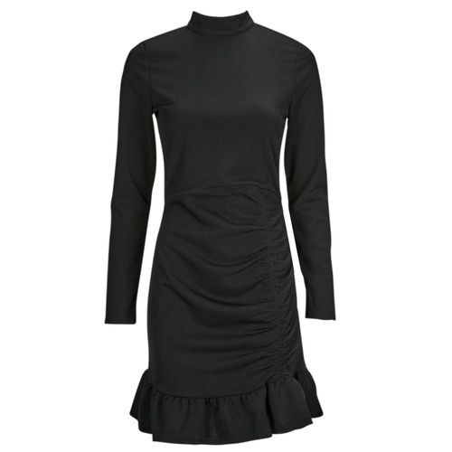 Abito corto Donna Morgan RJUST in nero, elegante e alla moda, ideale per occasioni speciali e serate estive. Design sofisticato con taglio moderno, perfetto per valorizzare la silhouette femminile. Acquista il tuo abito corto Morgan RJUST per un look trendy e di classe.
