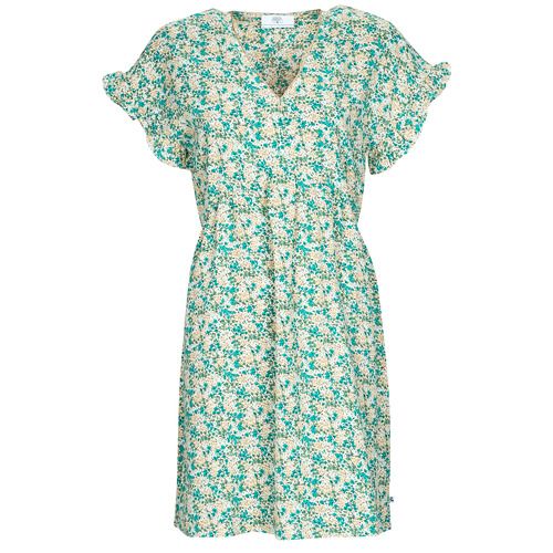 Abito corto da donna Le Temps des Cerises TATE in verde, design elegante e trendy, perfetto per occasioni speciali e casual. Realizzato con materiali di alta qualità per garantire comfort e stile. Ideale per l'estate, si abbina facilmente a sandali e accessori, rendendolo un must-have nel tuo guardaroba. Acquista ora e aggiungi un tocco di freschezza al tuo look!