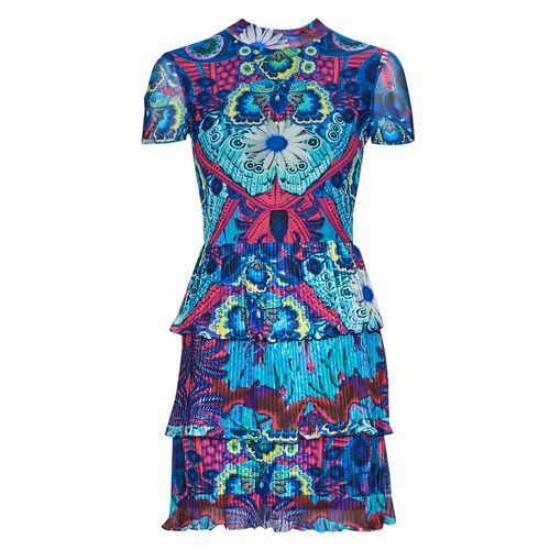Abito corto Donna Desigual VEST_EXETER-LACROIX in colore viola, elegante e trendy, perfetto per occasioni speciali e look casual. Fashion e comfort in un unico capo, ideale per la stagione primaverile ed estiva. Scopri il tuo stile con questo abito versatile.