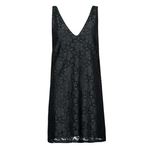 Abito corto Donna Desigual VEST_LACE in Nero, elegante e alla moda, realizzato in tessuto leggero con dettagli in pizzo. Perfetto per occasioni speciali o per un look casual-chic. Scopri il tuo stile unico con questo versatile vestito.