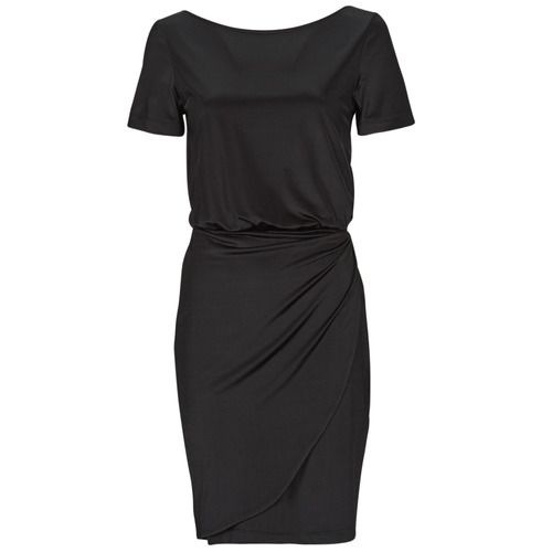 Abito corto Donna Guess W3GK76-KBAC2-JBLK in nero, elegante e alla moda, perfetto per occasioni speciali e serate. Design moderno e sofisticato, ideale per completare il tuo guardaroba con stile. Scopri l'ottima vestibilità e la qualità dei materiali di Guess. Acquista ora l'abito corto nero per un look chic e contemporaneo.