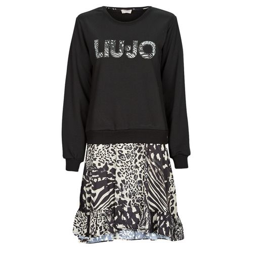 Abito corto Donna Liu Jo WF3073 in nero, elegante e alla moda, perfetto per occasioni speciali e look casual. Realizzato con materiali di alta qualità, offre un fit impeccabile e uno stile sofisticato. Ideale per completare il guardaroba femminile con un tocco di classe.