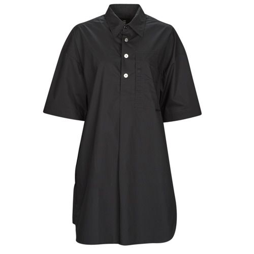 Abito corto G-Star Raw shirt dress 2.0 Nero per donna, elegante e moderno, ideale per ogni occasione. Design trendy e versatile, perfetto da abbinare con tacchi alti o scarpe casual. Acquista ora per un look sofisticato e alla moda!