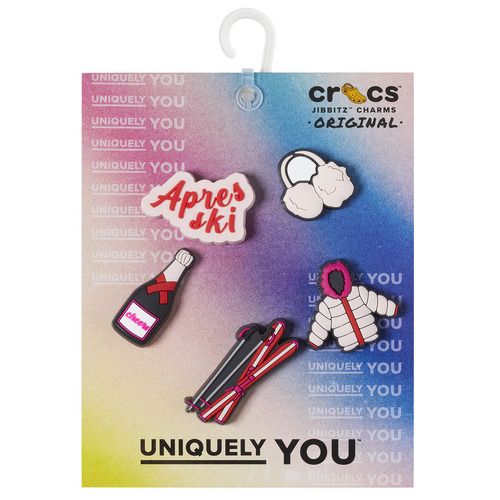 Immagine dei JIBBITZ APRES SKI GIRL 5 PACK Multicolore, accessori per scarpe Crocs da donna. Questo set di accessori è ideale per personalizzare le tue scarpe Crocs, aggiungendo un tocco di stile e colore. Perfetti per chi ama la moda e vuole distinguersi, questi JIBBITZ sono un must-have per ogni appassionato di accessori unici.