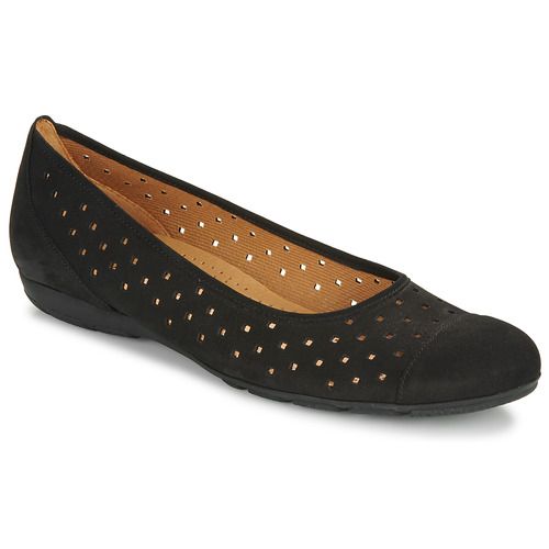 Ballerine Gabor 8416917 in nero per donna, eleganti e comode, ideali per ogni occasione. Scarpe versatili in pelle di alta qualità, perfette per un look chic e raffinato. Acquista le ballerine Gabor per un comfort senza rinunciare allo stile.