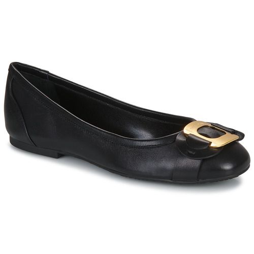 Ballerine See by Chloé CHANY BALLERINA in colore nero, eleganti e versatili, perfette per donne che cercano stile e comfort. Ideali per occasioni casual e formali, queste ballerine sono un must-have per ogni guardaroba. Design moderno e materiali di alta qualità per un look sofisticato.