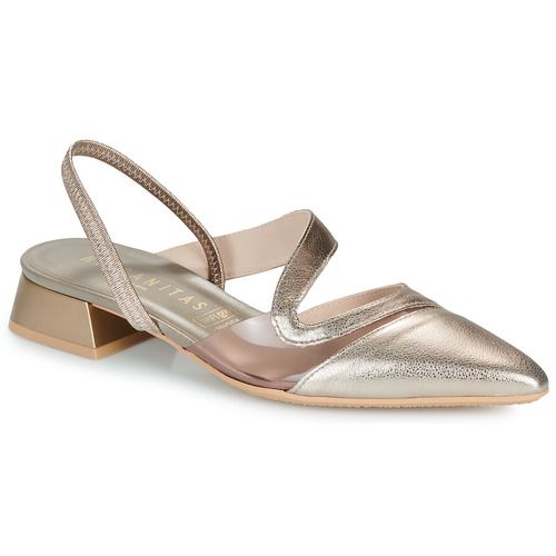 Ballerine Donna Hispanitas DALI Oro, eleganti e brillanti, perfette per ogni occasione. Design raffinato con dettagli dorati, ideali per completare outfit femminili. Comfort e stile in un'unica scarpa. Acquista ora!