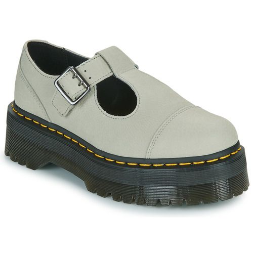 Scarpe Dr. Martens Bethan Smoked Mint Tumbled Nubuck Beige Derby Donna, realizzate in morbido nubuck tumbled color menta affumicata. Design elegante e alla moda, perfette per ogni occasione. Comfort e stile uniti in un'unica calzatura ideale per donne che amano distinguersi.