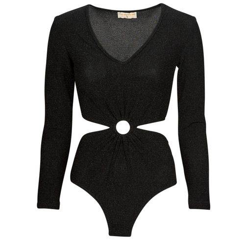 Body Moony Mood SOLYNE Nero per donna, elegante e versatile, realizzato in tessuto morbido, perfetto per outfit chic e occasioni speciali. Design raffinato e aderente, ideale da abbinare a pantaloni o gonne. Perfetto per un look sofisticato e alla moda.