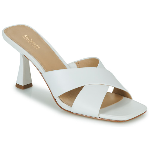 Michael kors white mules on sale