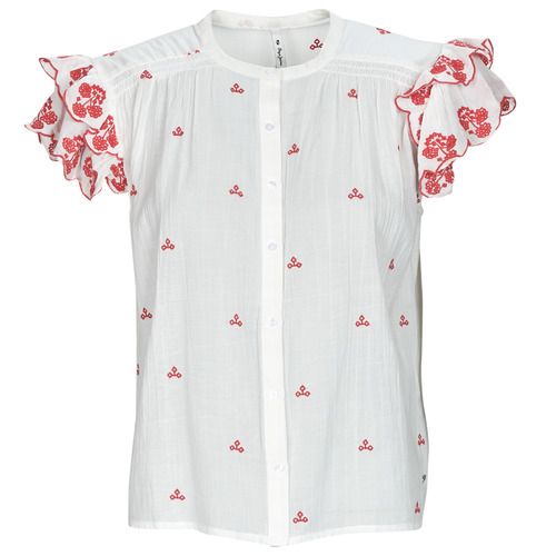 Camicetta Donna Pepe Jeans ANTONINE Bianco - Elegante e versatile, questa camicetta bianca offre un design raffinato, perfetta per un look casual o da ufficio. Realizzata con materiali di alta qualità, garantisce comfort e stile in ogni occasione. Acquista ora e arricchisci il tuo guardaroba con questo must-have!
