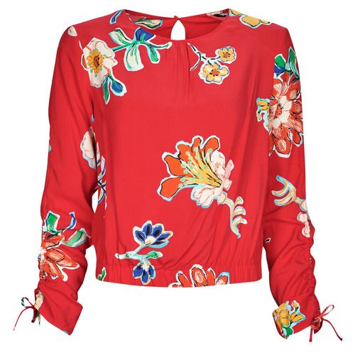 Camicia Desigual BLUS_LANDI Rosso per Donna, eleganza e stile moderno. Realizzata in tessuto leggero, ideale per look casual o raffinati. Perfetta per ogni occasione, disponibile in rosso vibrante, esprime freschezza e personalità. Acquista ora la tua camicetta Desigual per un outfitt alla moda.