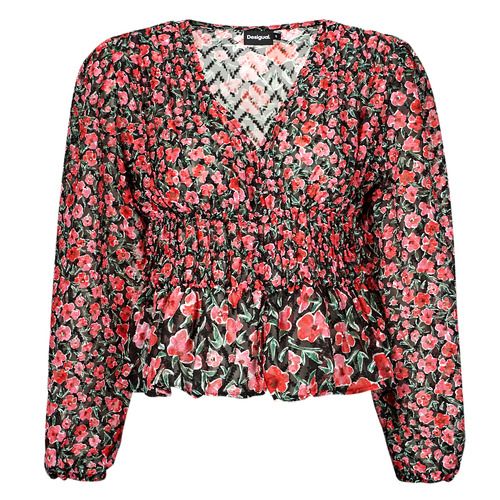 Camicia Desigual BLUS_ZOÉ nera per donna, elegante e alla moda, perfetta per ogni occasione. Realizzata con materiali di alta qualità, questa camicetta offre comfort e stile. Design unico e dettagli raffinati per un look trendy. Acquista ora e aggiungi un tocco di classe al tuo guardaroba!