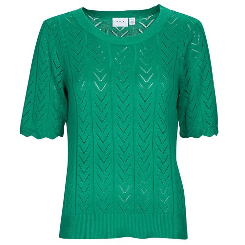 Camicia donna Vila VISHELLEY di colore verde, realizzata in tessuto leggero e traspirante. Design elegante e moderno, ideale per ogni occasione. Perfetta per outfit casual o formali. Acquista ora la tua camicetta VISHELLEY e arricchisci il tuo guardaroba con stile.