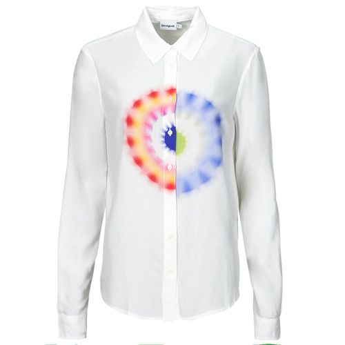 Camicia Donna Desigual CAM_OHM Multicolore, elegante e trendy, ideale per ogni occasione. Realizzata in tessuto di alta qualità, presenta un design unico con motivi vivaci che la rendono perfetta per un look cosmopolita. Aggiungi un tocco di stile al tuo guardaroba con questa camicia versatile, facile da abbinare a jeans o gonne. Scopri la nuova collezione Desigual e rinnova il tuo outfit con la CAM_OHM Multicolore!
