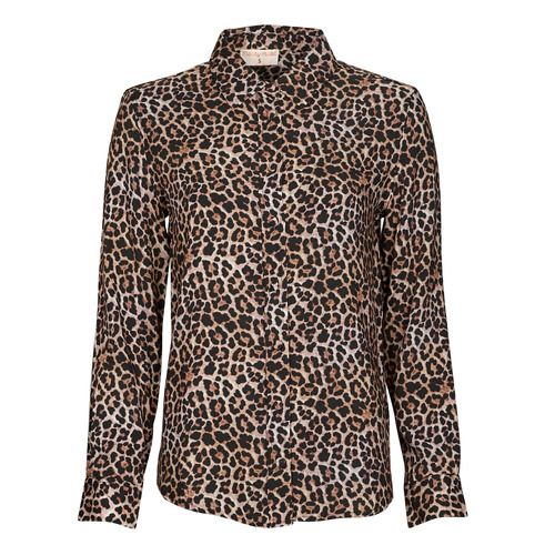 Camicia Donna Moony Mood LUDMIRA in marrone, elegante e versatile, perfetta per ogni occasione. Realizzata con materiali di alta qualità, offre comfort e stile. Ideale per outfit casual o chic, questa camicia valorizza ogni look. Acquista ora per arricchire il tuo guardaroba con un must-have della stagione!