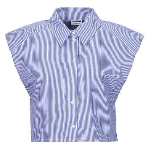 Camicia Donna Noisy May NMKATRINE Blu, elegante e trendy, realizzata in tessuto di alta qualità, perfetta per outfit casual e formali. Design moderno con dettagli unici, ideale per ogni stagione. Acquista ora e completa il tuo guardaroba con questo must-have.