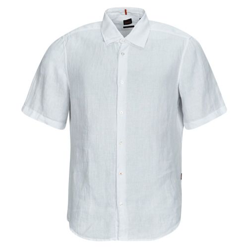 Camicia a maniche corte uomo BOSS Rash_2 in bianco, elegante e alla moda, perfetta per le occasioni estive. Realizzata con materiali di alta qualità, offre comfort e stile. Ideale per abbinamenti casual e formali, questa camicia BOSS è un must-have nel guardaroba maschile. Scopri il raffinatezza del brand BOSS e arricchisci il tuo look con la camicia a maniche corte Rash_2 in bianco.