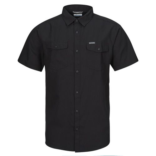 Camicia a maniche corte uomo Columbia Utilizer II Solid Short Sleeve Shirt Nero, ideale per un look casual e versatile. Realizzata in materiali leggeri e traspiranti, perfetta per le attività all'aperto e l'uso quotidiano. Design elegante e comfort ottimale, disponibile in colore nero per abbinamenti facili. Acquista ora la Columbia Utilizer II per un'estate all'insegna dello stile e della praticità.