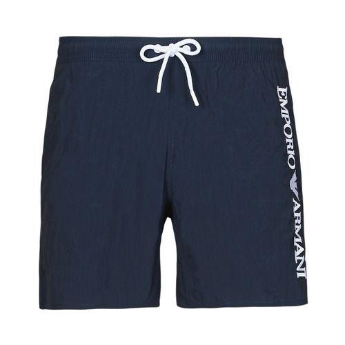 Costume/Bermuda da spiaggia Uomo Emporio Armani EMBROIDERY LOGO in colore marine, caratterizzato da un elegante logo ricamato. Ideale per le giornate estive in spiaggia o in piscina, questo costume unisce stile e comfort, perfetto per gli amanti della moda. Acquista il costume da bagno Emporio Armani per un look raffinato e contemporaneo.