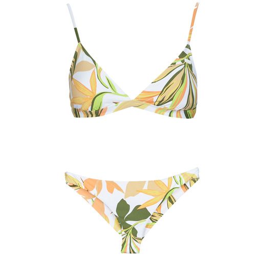 Costume a due pezzi Roxy PT BEACH CLASSICS FIXEDTRI SET Multicolore per donna, ideale per l'estate. Design trendy e versatile, perfetto per le vacanze al mare o in piscina. Realizzato con materiali di alta qualità per garantire comfort e stile, questo costume è un must-have per la tua collezione beachwear. Scopri il tuo look estivo con Roxy e fai brillare la tua personalità al sole!
