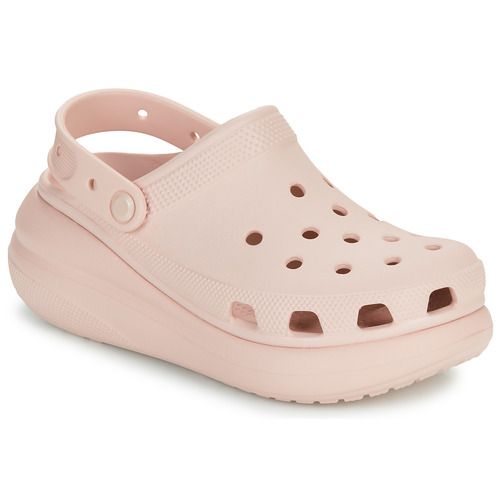 Zoccoli donna Crocs Crush Clog rosa, eleganti e confortevoli, ideali per ogni occasione. Design moderno e materiale leggero, perfetti per la primavera e l'estate. Scarpe versatili per donne, adatte per il tempo libero e l'uso quotidiano. Alleate perfette per il comfort durante la giornata.