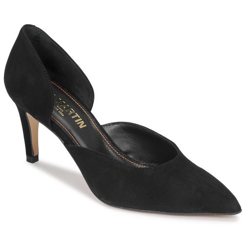 Décolleté Donna JB Martin ENVIE Nero: elegante scarpa in pelle nera con tacco. Design raffinato e versatile, ideale per occasioni speciali e quotidiane. Comfort e stile in un solo prodotto. Perfette per completare ogni outfit con classe.