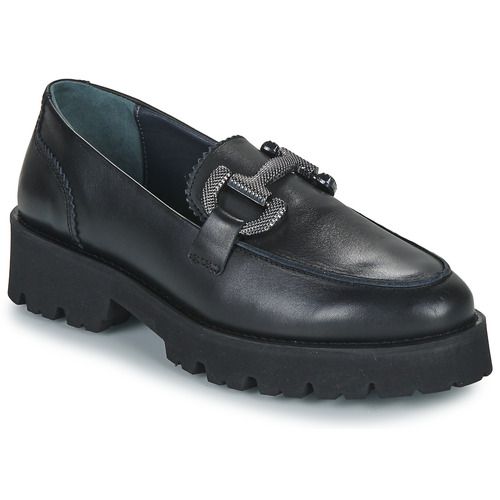 Mocassini Donna JB Martin FRIVOLE Nero - Eleganti e rifiniti in pelle di alta qualità, questi mocassini offrono comfort e stile per ogni occasione. Design classico con finiture moderne, ideali per look casual o professionale. Disponibili in nero, perfetti per completare il tuo outfit con un tocco di raffinatezza. Acquista ora per un'eleganza senza tempo!