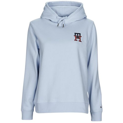 Felpa Donna Tommy Hilfiger REG MONOGRAM EMB HOODIE Blu, elegante e trendy, con logo monogramma ricamato. Ideale per il tuo guardaroba casual, offre comfort e stile per ogni occasione. Perfetta per abbinamenti versatili, questa felpa è un must-have per le fashioniste.