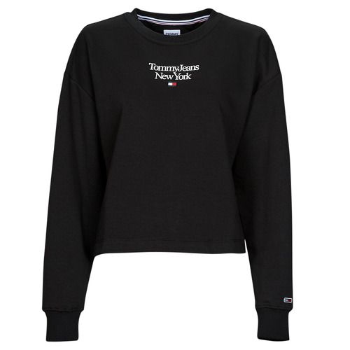 Felpa Donna Tommy Jeans TJW BXY ESSENTIAL LOGO 1 CREW in Nero, con logo distintivo, perfetta per un look casual e alla moda. Realizzata in materiale di alta qualità, offre comfort e stile. Ideale per ogni occasione, sia per il tempo libero che per un uso quotidiano. Scopri il must-have della stagione!