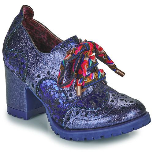 Scarpe Derby Donna Irregular Choice GLITTER GRUGE Marine, caratterizzate da un design unico con glitter scintillanti. Perfette per aggiungere un tocco di stile e originalità al tuo look. Ideali per occasioni speciali o per un outfit trendy quotidiano. Disponibili nella colorazione marina, queste scarpe offrono comfort e moda in un unico prodotto. Acquista ora per distinguerti con eleganza!