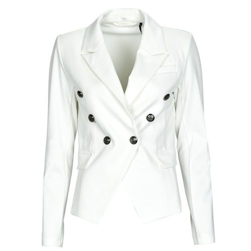 Giacca Donna Les Petites Bombes AGATHE Bianco, elegante e raffinata, perfetta per ogni occasione, realizzata con materiali di alta qualità, ideale per completare un look sofisticato. Acquista ora la giacca AGATHE per aggiungere stile al tuo guardaroba.