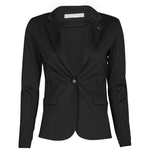 Giacca Donna Les Petites Bombes ANNE Nero - Elegante giacca nera, ideale per ogni occasione, realizzata in tessuto di qualità. Design moderno e versatile, perfetta per un look casual o formale. Aggiungi un tocco di stile al tuo guardaroba con la giacca ANNE, una scelta dallo charme intramontabile.