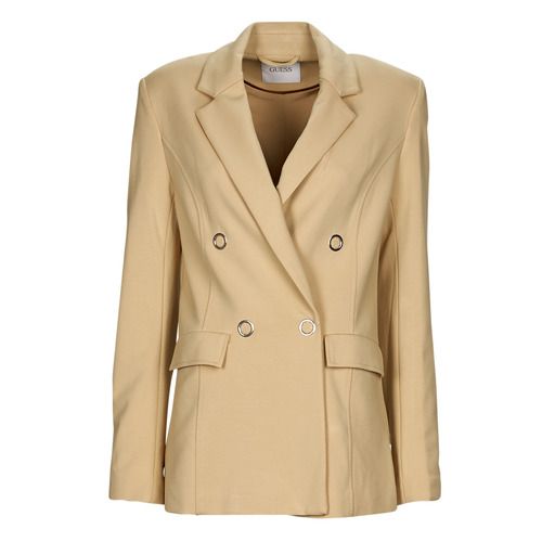 Giacca Donna Guess DAFNE BLAZER Beige, elegante e versatile, perfetta per outfit casual e formali. Design sofisticato con materiali di alta qualità, ideale per la stagione. Acquista la tua nuova giacca Guess per un look trendy e alla moda.