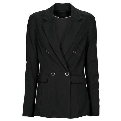 Giacca Donna Guess DAFNE BLAZER Nero, elegante e versatile, perfetta per occasioni formali e casual. Realizzata con materiali di alta qualità, questa giacca offre comfort e stile. Aggiungi un tocco di classe al tuo guardaroba con la Guess DAFNE BLAZER, ideale per ogni stagione. Disponibile in nero, facilmente abbinabile a vari outfit. Acquista ora per rinnovare il tuo look!