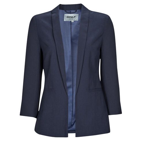 Giacca Donna Only ONLSAFRON BLAZER TLR Marine, elegante blazer in tessuto di alta qualità, ideale per outfit casual e formali. Design sofisticato e moderno, perfetto per ogni stagione, disponibile in blu marino. Acquista ora per un look alla moda e raffinato.