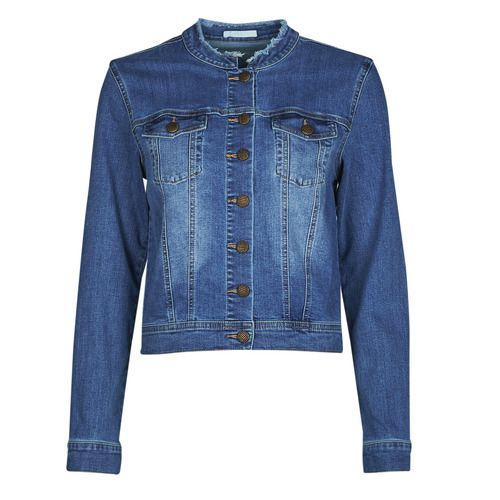 Giacca in jeans Donna Les Petites Bombes ARYANNA Blu: elegante e versatile, perfetta per ogni occasione. Realizzata in denim di alta qualità, offre comfort e stile, ideale per outfit casual. Aggiungi un tocco alla tua moda con questa giacca intramontabile.