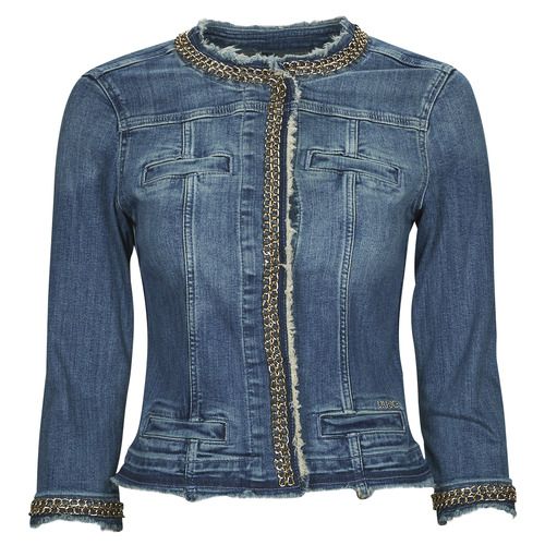 Giacca in jeans donna Liu Jo GIACCA KATE Blu, elegante e alla moda, ideale per outfit casual e trendy. Perfetta per ogni stagione, realizzata in denim di alta qualità per un comfort ottimale. Aggiungi un tocco di stile al tuo guardaroba con questa giacca versatile, perfetta per abbinamenti con jeans, gonne e abiti.