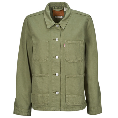 Levis ICONIC CHORE COAT Green Denim jacket Women 95.95