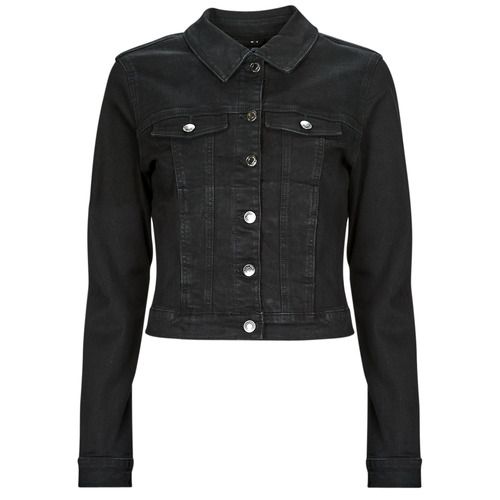 Giacca in jeans Donna Vero Moda VMLUNA LS SLIM DNM JACKET MIX GA NOOS in colore Nero, ideale per uno stile casual e alla moda. Perfetta da abbinare a qualsiasi outfit, questa giacca è un must-have nel guardaroba femminile. 