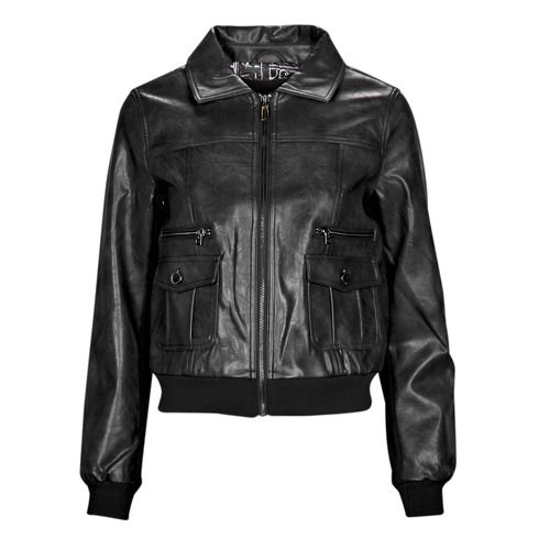 Giacca in pelle Donna Desigual CHAQ_DALLAS Nero, elegante e alla moda, perfetta per ogni occasione. Realizzata in pelle di alta qualità, questa giacca aggiunge un tocco di stile al tuo guardaroba. Ideale per un look casual-chic, versatile e comoda, rappresenta un must-have per la stagione. Acquista ora e distinguiti con Desigual!