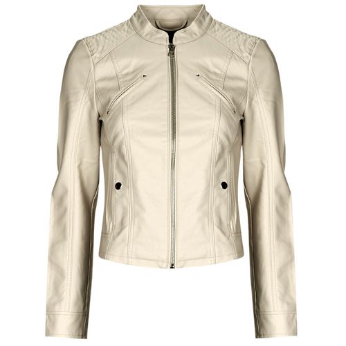 Giacca in pelle Vero Moda VMFAVODONA COATED JACKET NOOS Beige per donna, elegante e raffinata, ideale per outfit casual e chic. Perfetta per ogni stagione, abbina stile e comfort. Disponibile per l'acquisto online.