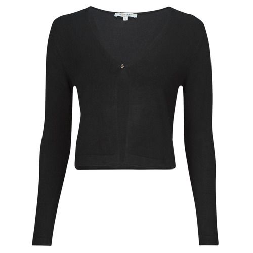 Gilet/Cardigan Donna Morgan MZINA in Nero, elegante e versatile, ideale per ogni occasione. Realizzato con materiali di alta qualità, offre comfort e stile. Perfetto da abbinare a jeans o pantaloni eleganti, ideale per completare il tuo outfit autunnale e invernale. Scopri il tuo nuovo must-have per il guardaroba!