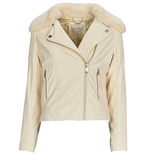 Giubbotto Guess NEW OLIVIA JACKET Bianco per donna, elegante e versatile, ideale per ogni occasione. Realizzato con materiali di alta qualità, offre comfort e stile. Perfetto da abbinare a look casual o più raffinati. Disponibile in diverse taglie, un must-have nel guardaroba femminile.