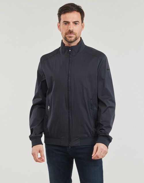 Giubbotto Geox M EOLO BOMBER STRETCH MIXED Marine - Giubbotti Uomo - 2