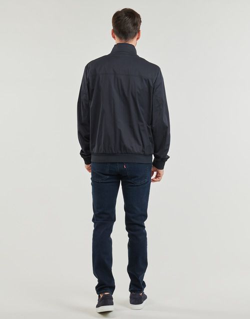 Giubbotto Geox M EOLO BOMBER STRETCH MIXED Marine - Giubbotti Uomo - 4