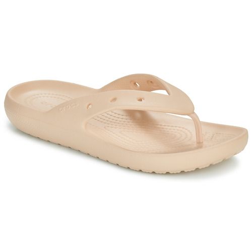 Infradito donna Crocs Classic Flip v2 beige, design elegante e confortevole, soletta antiscivolo per una camminata sicura, perfette per la stagione estiva e le giornate di relax. Trendy e versatili, ideali per il mare e le passeggiate all'aperto. Acquista ora le tue Crocs Classic Flip v2 beige!