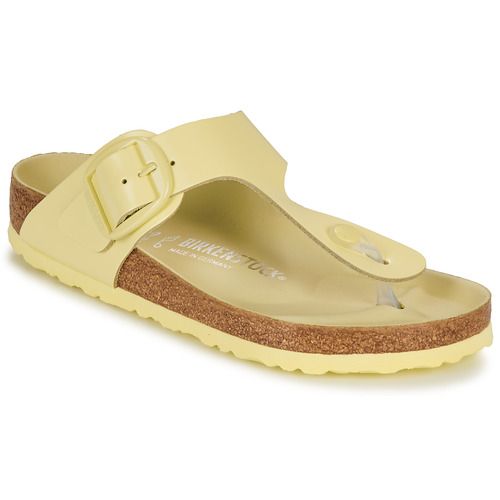 Infradito Donna Birkenstock GIZEH BIG BUCKLE Giallo, sandali estivi eleganti e confortevoli, perfetti per ogni occasione. Design moderno e trendy con grande fibbia. Scopri il comfort e lo stile unico di Birkenstock.