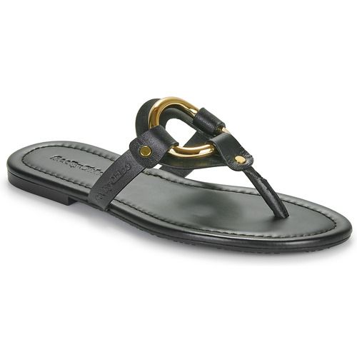 Infradito See by Chloé HANA Nero per donna, eleganti sandali estivi in pelle nera, ideali per un look casual e chic. Perfetti per le giornate calde, questi sandali offrono comfort e stile, realizzati con materiali di alta qualità. Acquista ora il tuo paio di infradito HANA Nero e completa il tuo outfit estivo con classe.