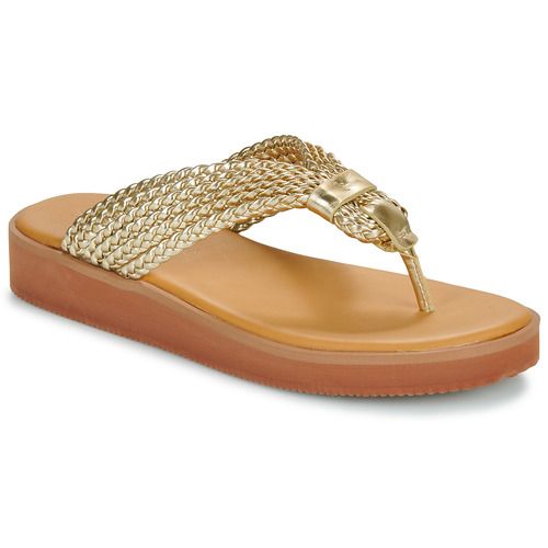 Infradito Donna See by Chloé SANSA Oro, eleganti sandali estivi in oro con design sofisticato, perfetti per ogni occasione. Scopri il comfort e lo stile senza tempo di questi infradito, ideali per completare outfit estivi e look casual. Acquista ora e aggiungi un tocco di lusso al tuo guardaroba!
